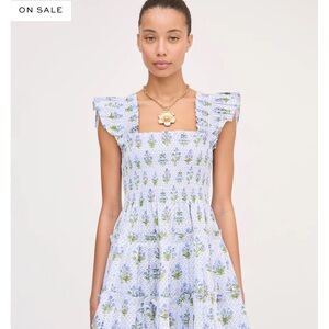 Hill House Blue Floral Charlotte Nap Dress